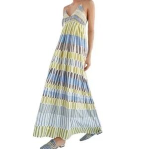 Massimo Dutti Silk Flowy Maxi Dress Size 6